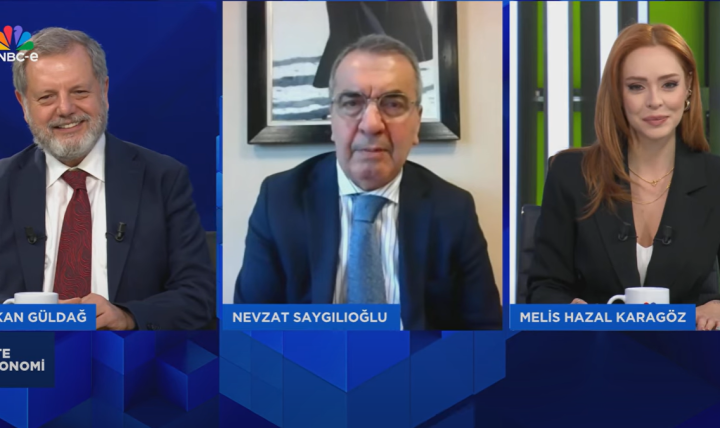 Bölüm Başkanımız Prof. Dr. Nevzat Saygılıoğlu, CNBC-e televizyonunda 4'TE EKONOMİ programını sunan Melis Hazal Karagöz'ün konuğu oldu.
